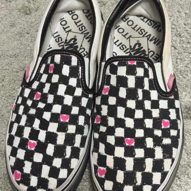 반스 더뮤지엄비지터 체크 하트280