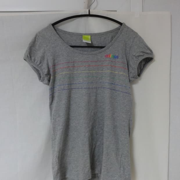 adidas Rainbow Stripe Tee