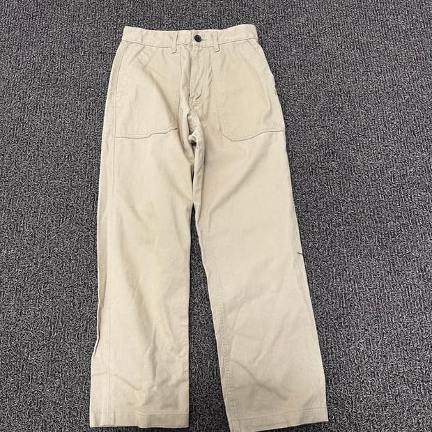 UNIFORM BRIDGE 유니폼브릿지 코튼 면바지 베이지 S