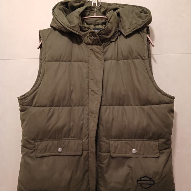 할리데이비슨 정품 남성 후드 조끼 L 사이즈