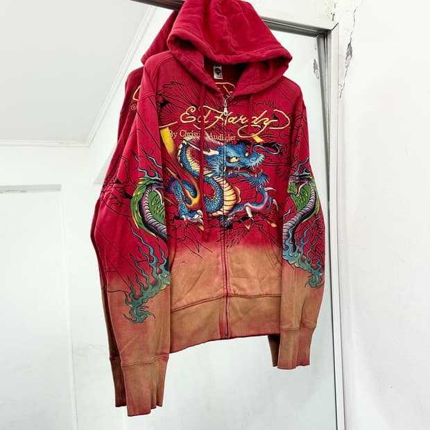 에드하디 드래곤 후드 집업