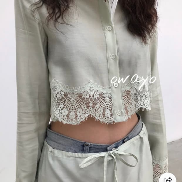 위아 we are 뮤즈 블라우스/ 레이어드 스커트
