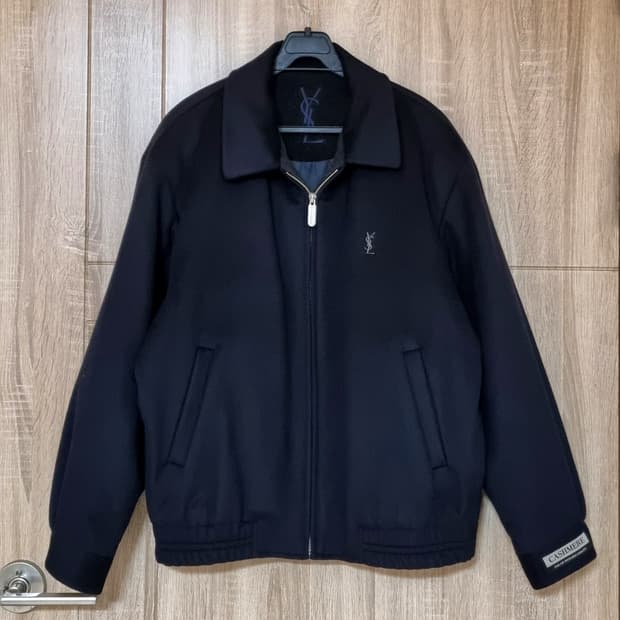 입생로랑 캐시미어 블루종자켓
