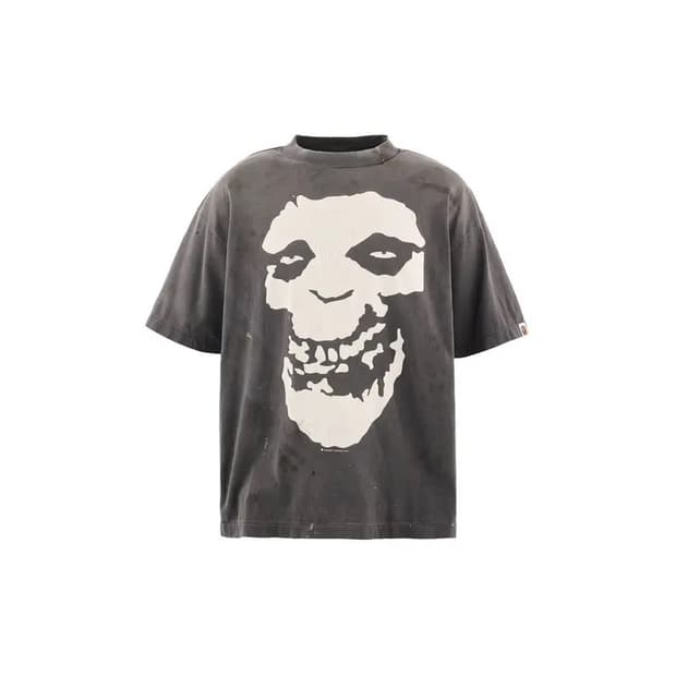 [xl]세인트미카엘 x 베이프 미스치프 오마주 반팔 티셔츠 새상품bape