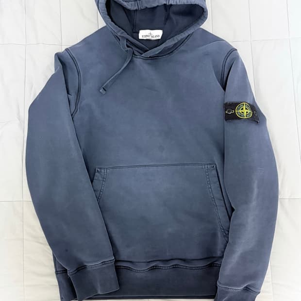 스톤 아일랜드 후드티 네이비M