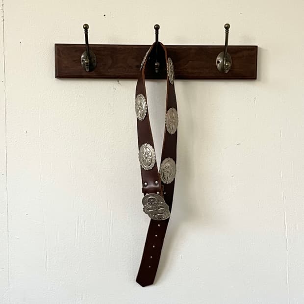 vtg 웨스턴 가죽 벨트