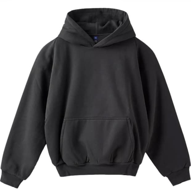 이지갭 YEEZYGAP 슈렁큰 블랙 XL