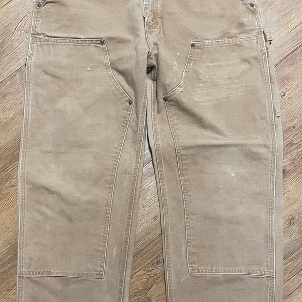 00s 칼하트 더블니 B136 브라운 34X32