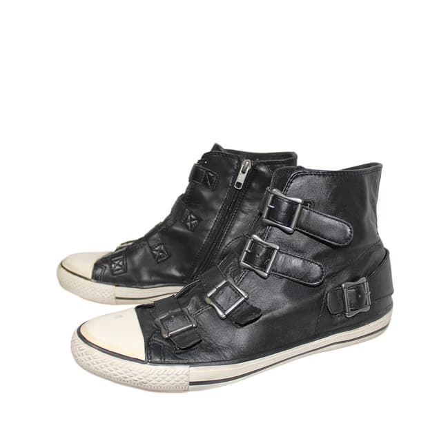 ASH 애쉬 스트랩 레더 스니커즈