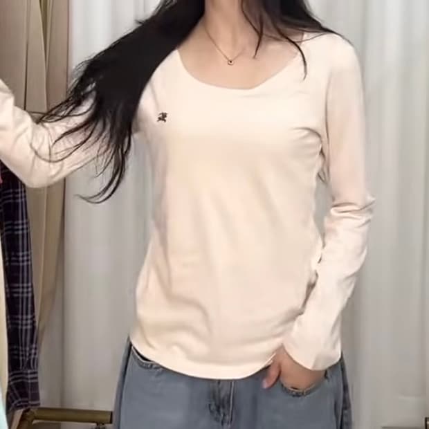 버버리 슬리브티셔츠