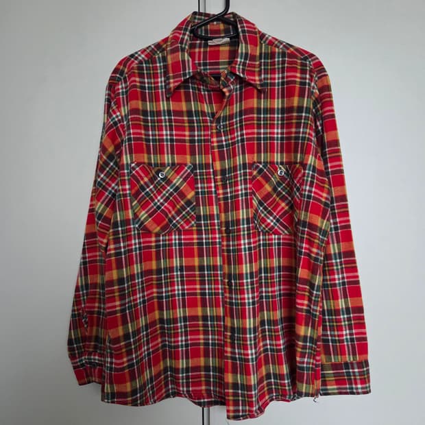 Buckeye 아메리칸 플란넬 체크 셔츠 L(100)