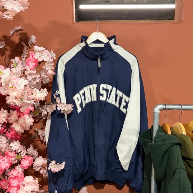 마제스틱 펜스테이트 야구점퍼