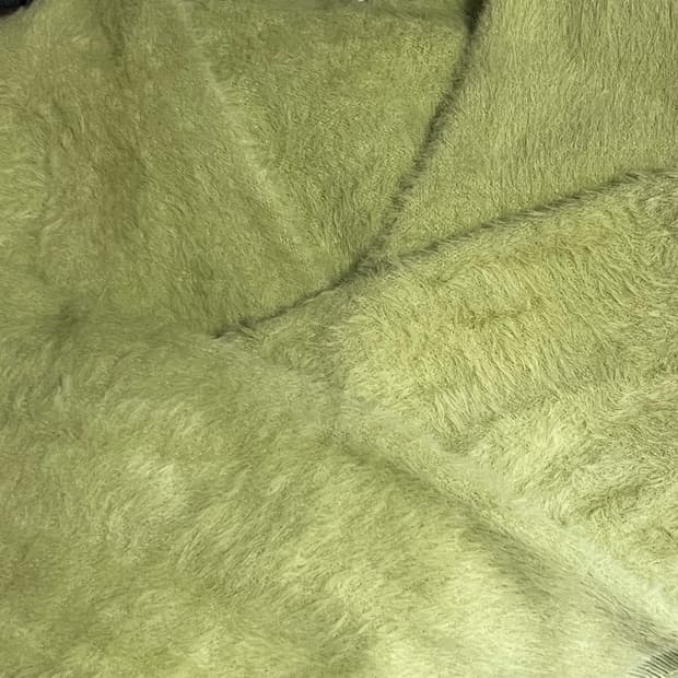 어반디타입 모헤어 가디건 연두 M