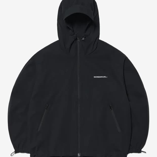 노매뉴얼 penon wind shell-black XL 바람막이