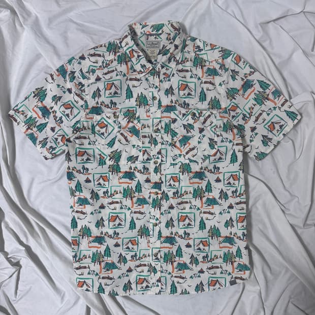 엘엘빈 캠프 패턴 셔츠
