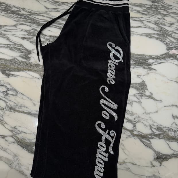 플리즈노팔로우 벨루어 팬츠