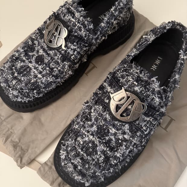 Dior Buffalo 트위드 로퍼
