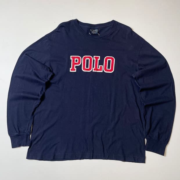 폴로 랄프로렌 스포츠 로고 프린트 롱슬리브 PN9541