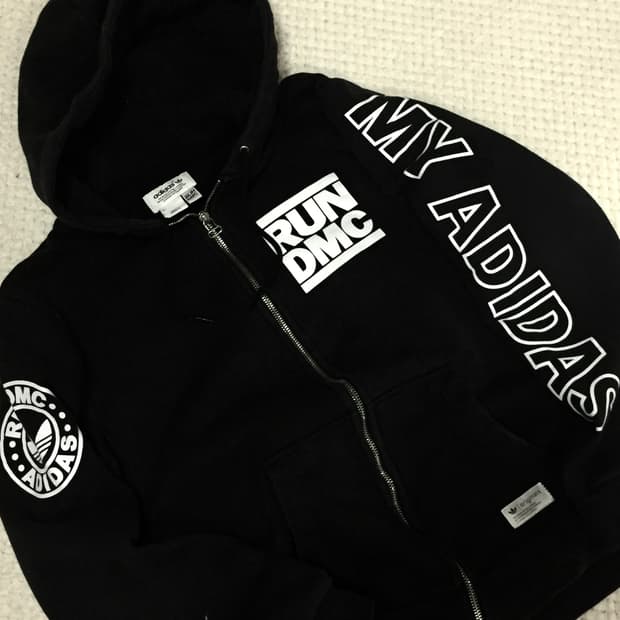 Adidas x RUN DMC my adidas 투웨이 후드집업