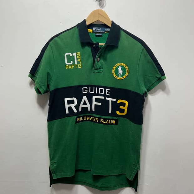 랄프로렌 폴로 그린 라프팅 미국 빈티지 M 