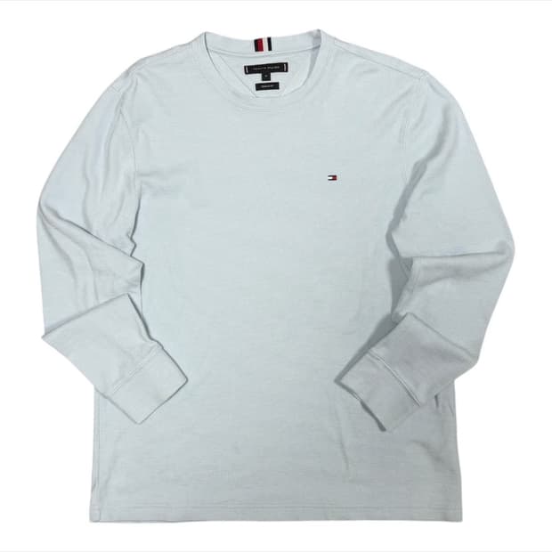  (바배) 타미힐피거 스카이블루 레귤러핏 롱슬리브