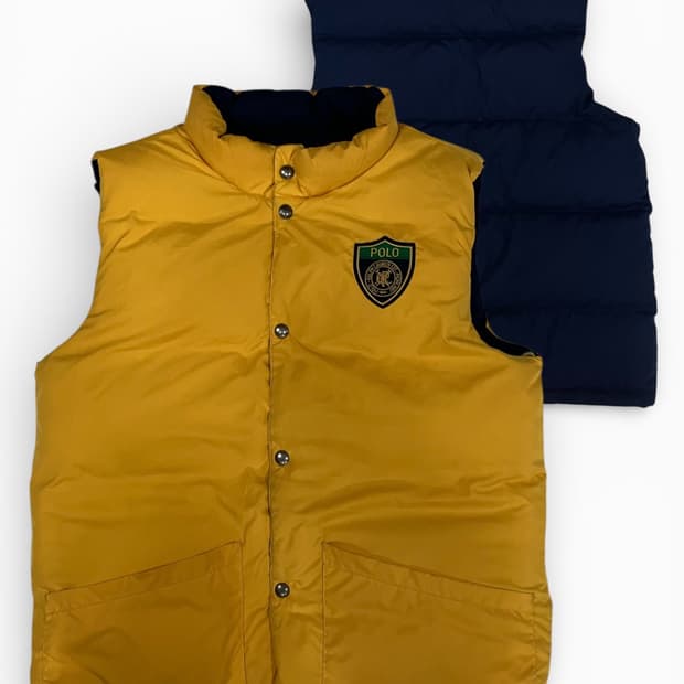 폴로 랄프로렌 리버시블 패딩 조끼 90~95