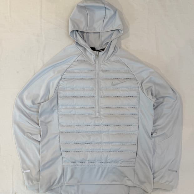 나이키 에어로로프트 다운 롱슬리브 경량패딩 스카이블루 소라색