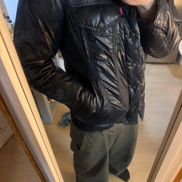 리바이스 트러커 패딩 자켓