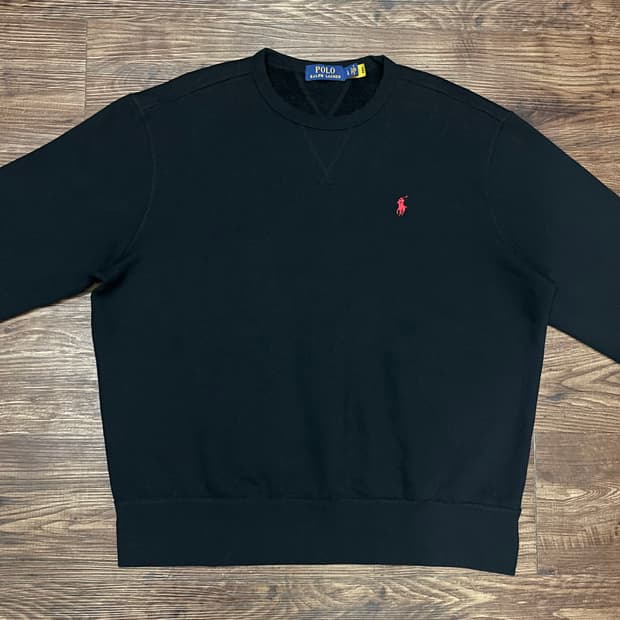 폴로 랄프로렌 블랙 스웻셔츠 맨투맨