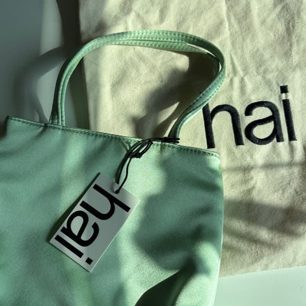 Hai 실크 백 민트 초록 판매 