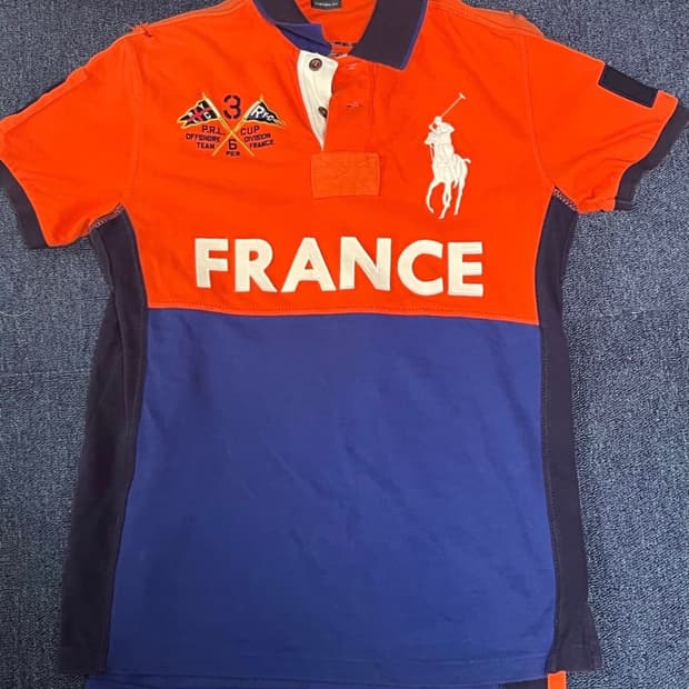 폴로 랄프로렌 pk티셔츠 프랑스 오렌지