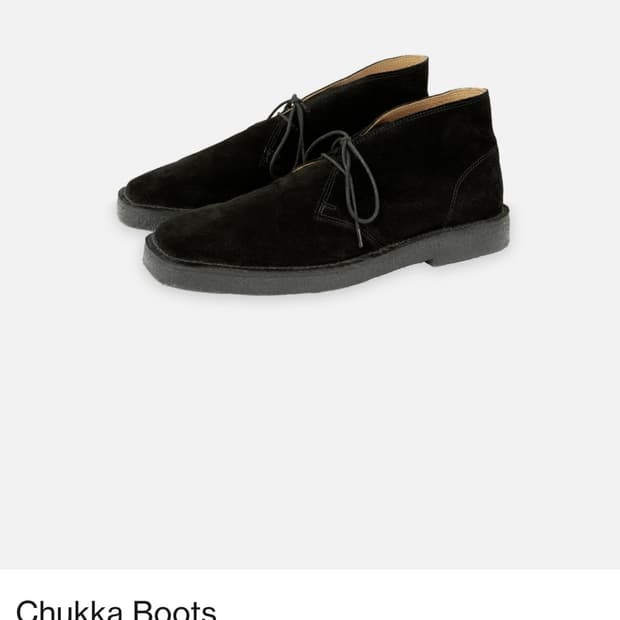 브라운야드 처카부츠(스웨이드)블랙 42