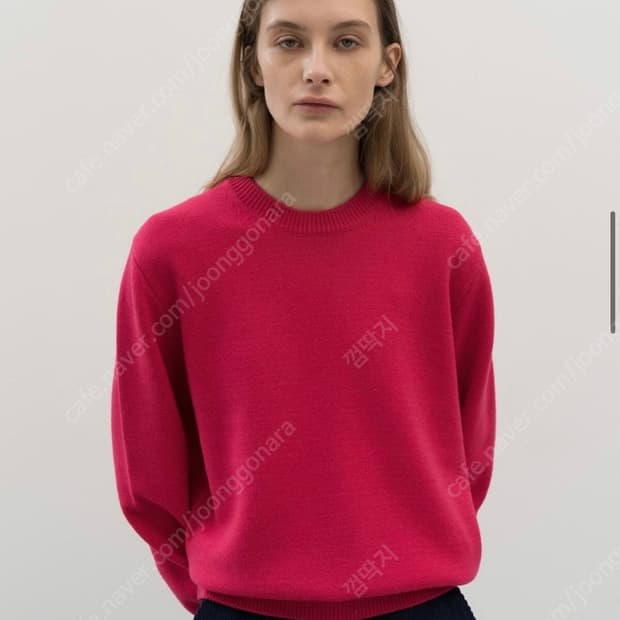 문달 bedford knit margenta