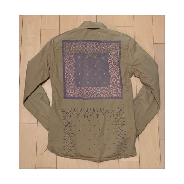 레미 릴리프 반다나 웨스턴 셔츠 S