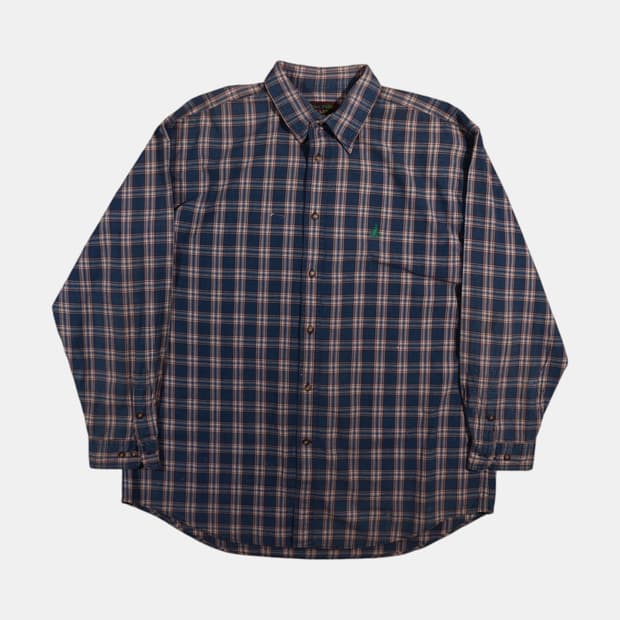 빈폴 헤비코튼 체크셔츠 B392