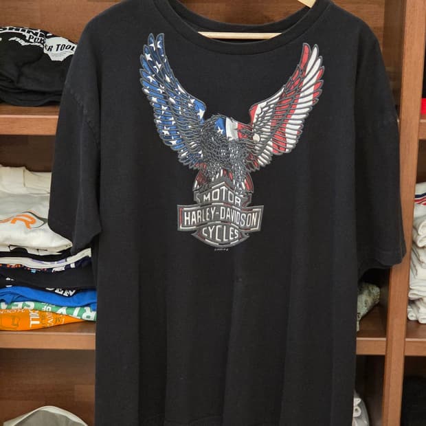 🇺🇸 Harley-Davidson Eagle Flag 2XL