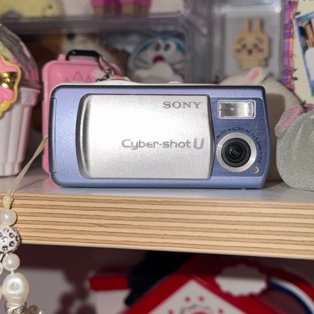 작례 o) 소니 사이버샷u 블루 디카 sony cybershot u 