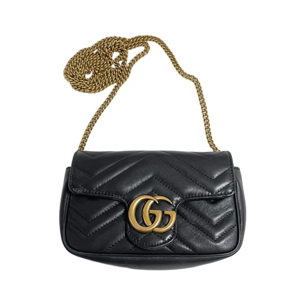 [GG 마몽] 구찌 마틀라세 가죽 수퍼 미니백 구찌 마몽 미니 체인백