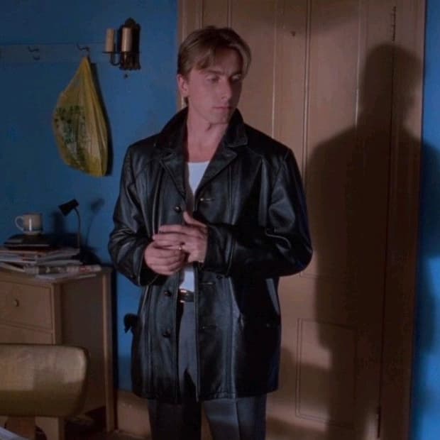 빈티지 올드 폴로 랄프로렌 카우하이드 레더 카코트 L