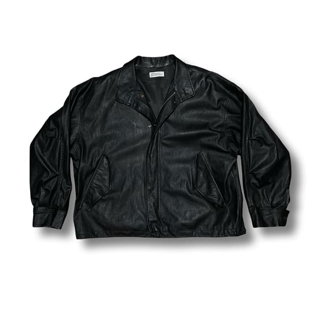 [M] 파르티멘토 빈티지 봄버 비건레더 자켓