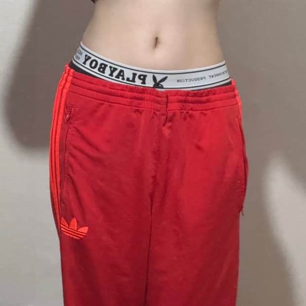 불꽃 파이어버드 빨주 삼선 져지 새깅 트레이닝팬츠 ❤️🧡