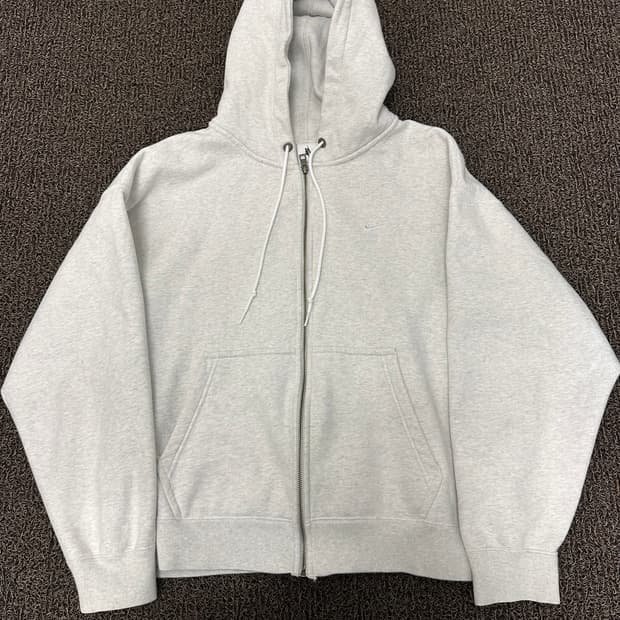 NIKE 나이키 기모 후드집업 애쉬해더 2XL