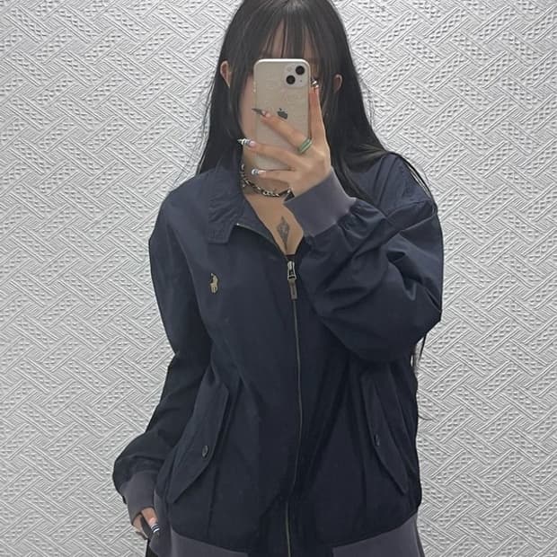 폴로 랄프로렌 폴리쉘 블루종 스윙탑 자켓 XXL C07812