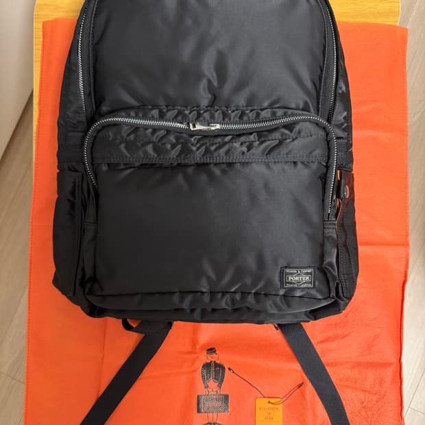 요시다 포터 탱커 백팩 블랙