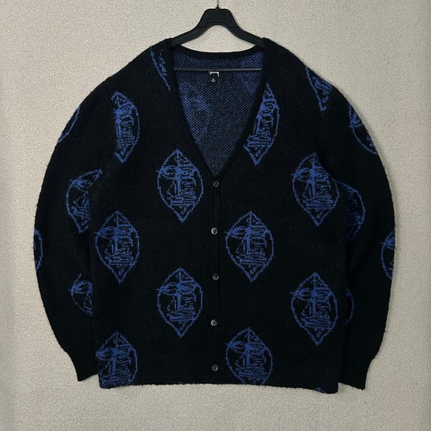  (XL) 스투시 모헤어 마스크 가디건 