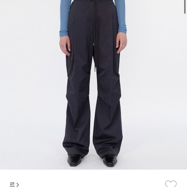 [M]르 핀턱 팬츠