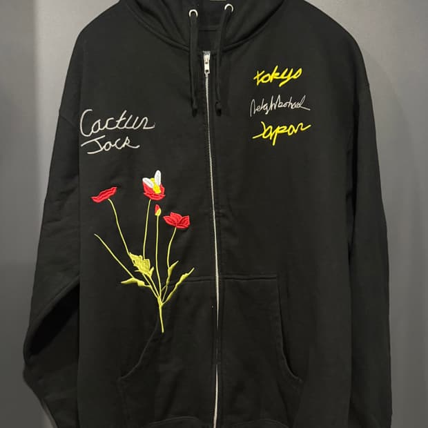 (XL) 트래비스스캇 캑터스잭 X 네이버후드 캐러셀 후드집업