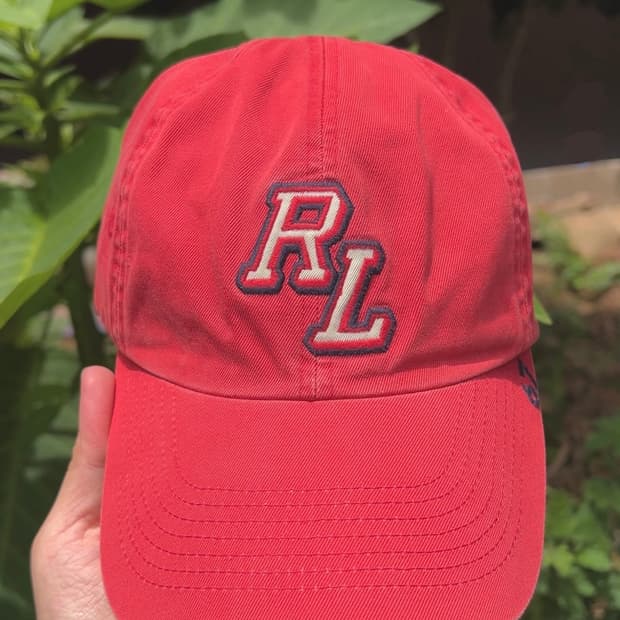 [90s POLO Jeans] RL 67 red cap