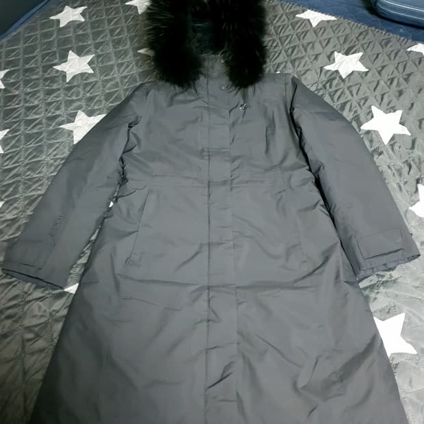 네파 고어텍스 윈드스토퍼 라쿤퍼 인피니움 구스다운 패딩 점퍼 (S)