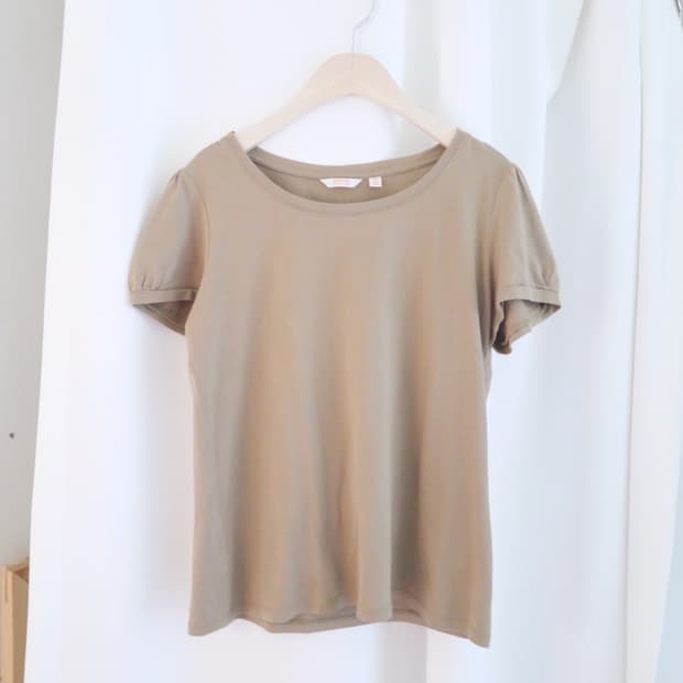 Balloon shoulder basic top
